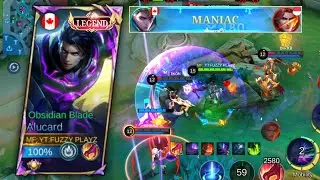 NEW ALUCARD BEST BUILD FOR RANK PUSH | (SEASON 34) EASY RANK UP WITH THIS NEW ONE HIT BUILD 🔥👿