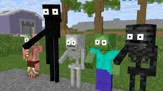 Minecraft Animation - L'ecole des monstres - The floor is lava