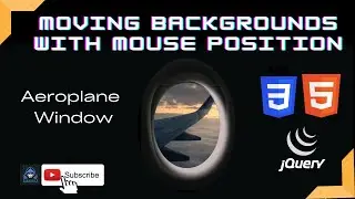 Moving background with mouse position | CSS tricks | HTML | Jquery