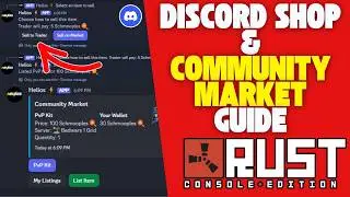 Monetize Your Rust Console Server: Discord Shop & Community Market Tutorial & Setup | Trading