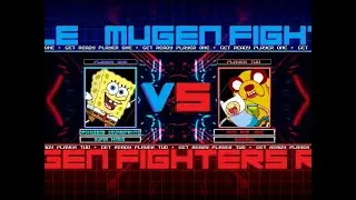 Mugen 4v4 (Request) Team Spongebob Squarepants Vs Team Finn & Jake