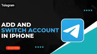 How to Add and Switch Account in Telegram iPhone !