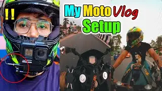 MotoVlogging Setup on Helmet🔥 | The Ultimate Setup👌 Camera, Mic & Accessories for Incredible Video