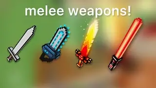 All new melee weapons in bloxel gun!