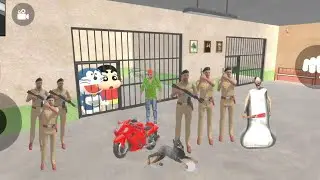 Shinchan Caught by Police & Granny! 😭 No Escape in Indian GTA Simulator!