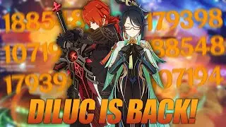 THE RETURN OF THE KING! (DRAGON STRIKE DILUC) | 4.4 Abyss 12-1