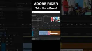Adobe Premiere Pro Secret Trim Editing Shortcut