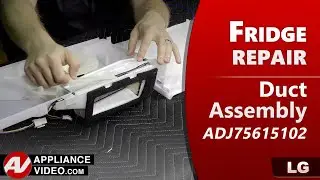 LG Refrigerator - Damper issues - Insulation Duct Assembly Repair -Troubleshooting & Diagnostics
