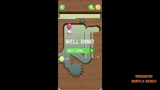 Dig This! 267-9 ALTERNATE Solve! No Balloon Push Version! HD
