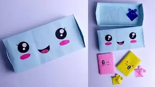 How To Make Paper Pencil Box | DIY Paper Pencil Box | Easy Origami Craft  Idea