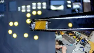 Macbook Pro A1990 15 inch 2019 - no backlight (motherboard repair - cracked backlight capacitor)