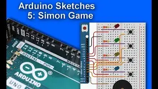 Arduino Sketches 5: Simon game
