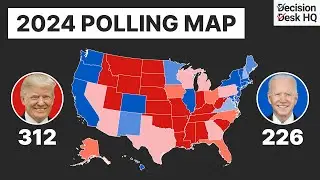 Trump Still Projected to Win Comfortably | 2024 Election Map Via Polls