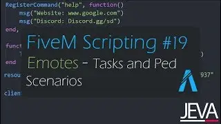 FiveM Scripting 19 - Emotes (Tasks and Ped Scenarios)