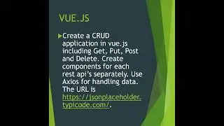 Fujitsu Vue.js Interview Questions for 3 to 10 yrs exp #vuejs @vuejs #vue @vue #FrontEnd