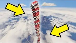 МОЖНО ЛИ ПОСТРОИТЬ ПИРАМИДУ СО 100+ МАШИН В GTA 5?
