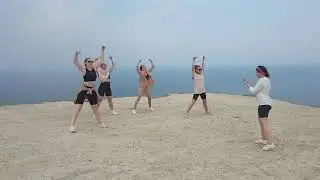 Репетиция танца на Лысой горе. Анапа.