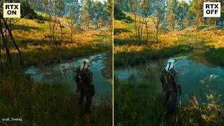 The Witcher 3 RTX ON vs RTX OFF  | 4K