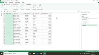 power query tutorial basic 24 : extract row from table