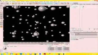 Cinema 4D: Animated spheres