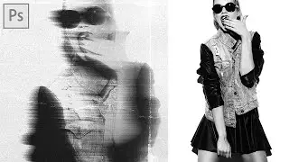 Photocopy Scanned Blur Effect in Photoshop