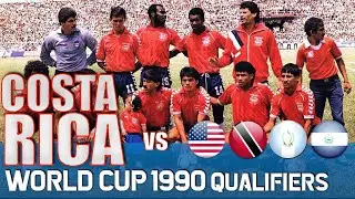 Costa Rica World Cup 1990 Qualification All Matches Highlights | Road to Italy
