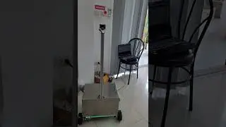 Robot auto following human with AI