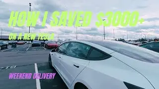 Tesla Model 3 Weekend Delivery Day | Save $$$ on New Tesla NO tax incentives | Tesla referral