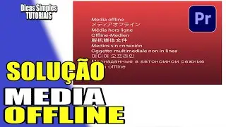 Problema de Media Offline no Adobe Premiere APRENDA A CONSERTAR o Erro