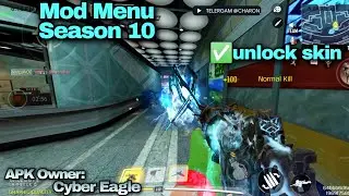 codm mod menu season 10 unlock skin/ gun skin injector/effects/aim/wall/vng