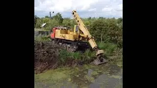 Очистка водоёма. Часть 2. Удаление ила со дна водоёма механическим путём.