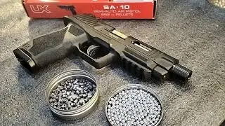 Umarex Airgun S A 10 Dual Ammo Pistol unboxing and testing #airgun #airgunph