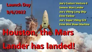 MARTIAN MISSION -JOINT EFFORT WITH JC HOBBIES!!!! - Launch Day - September 6, 2022