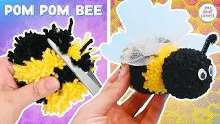Pom Pom Bees | How to Make a Bee Pom Pom Craft