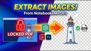 How to Extract Images from NotebookLM PDFs (ChatGPT & Adobe Tutorial)