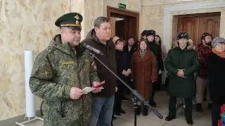 Прощание с воином Олегом Юдахиным 2 апреля 2024