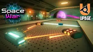Space War v1.1 - Full Gameplay of my game made in UPBGE for UNIJAM.