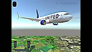 Flight 737 Maximum United Airlines Flight JFK - Winnipeg Game By @unitydeveloper #boeing737