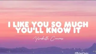 I Like You So Much, You'll Know It — Ysabelle Cuevas (Lyrics) A Love So Beautiful OST English vers.