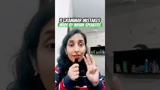 Indian English speakers are making these mistakes mainly the last one ❌ #shorts #learnenglish #yt