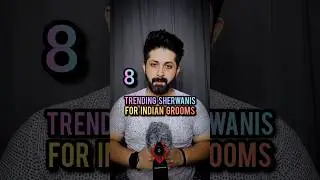 8 Trending Sherwanis For Indian Grooms ❤️#shorts #youtubeshorts #groomwear #sherwani #sherwanidesign