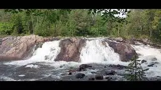 Прогулка на Колвицкий водопад Черный Падун