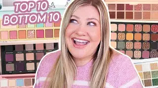 BEST & WORST EYESHADOW PALETTES OF 2022