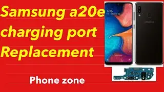 A20e charging port replacement.how to change charging port on samsung a20e