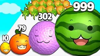 WATERMELON RUN 3D - All Levels Fruit Gameplay