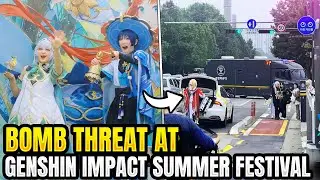 BOMB THREAT AT GENSHIN IMPACT SUMMER FESTIVAL!😭 【Genshin Impact】