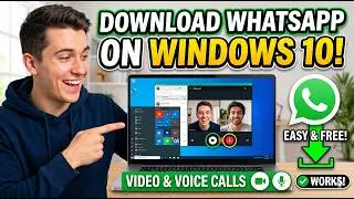 How to Download WhatsApp on windows 10 ||  make Video & Voice call using Whatsapp Web on Pc/Laptop