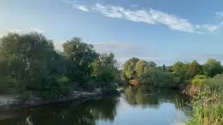 Протва и мельница на закате. Август 2020.