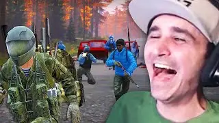 I Hunted The MOST GEARED Player in DayZ with 20 People