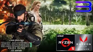 METAL GEAR SOLID 3 Snake Eater RPCS3 Benchmark On Ryzen 5 5600G Vega 7 (NO GPU) || Ghost Benchmark.